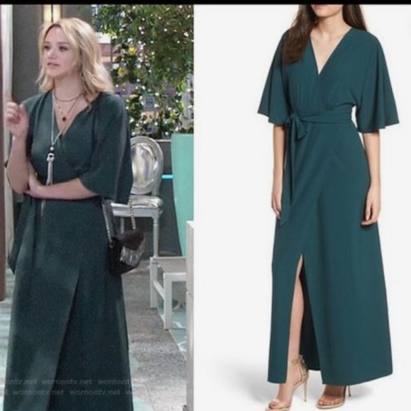 Leith kimono maxi dress cheap